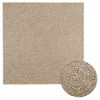 vidaXL Teppe ZIZUR beige 120x120cm jute-utseende innend&oslash;rs og utend&oslash;rs