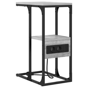 vidaXL Nattbordskap Gr&aring; Sonoma 41,5 x 26 x 60,5 cm Konstruert tre