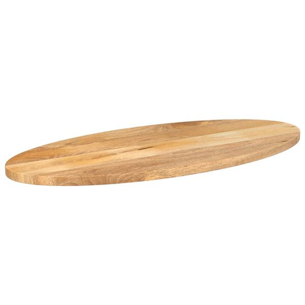 vidaXL Bordplate 100x40x2,5 cm oval heltre mango