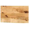 vidaXL Bordplate 50x40x3,8 cm naturlig kant grovt heltre mangotre