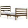 vidaXL Sengeramme honningbrun heltre furu 90x200 cm