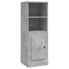 vidaXL Highboard betonggr&aring; 36x35,5x103,5 cm konstruert tre