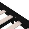 vidaXL Stableseng svart 90x200 cm heltre furu