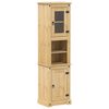 vidaXL Baderomsskap Corona 50x40x185 cm heltre furu