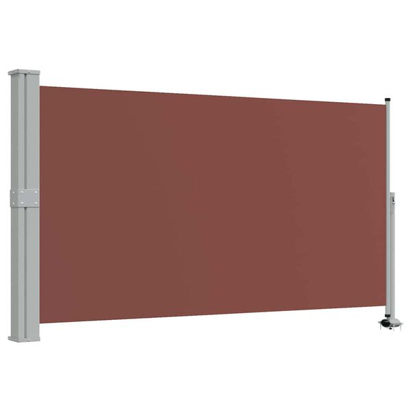 vidaXL Uttrekkbar sidemarkise 140 x 300 cm brun