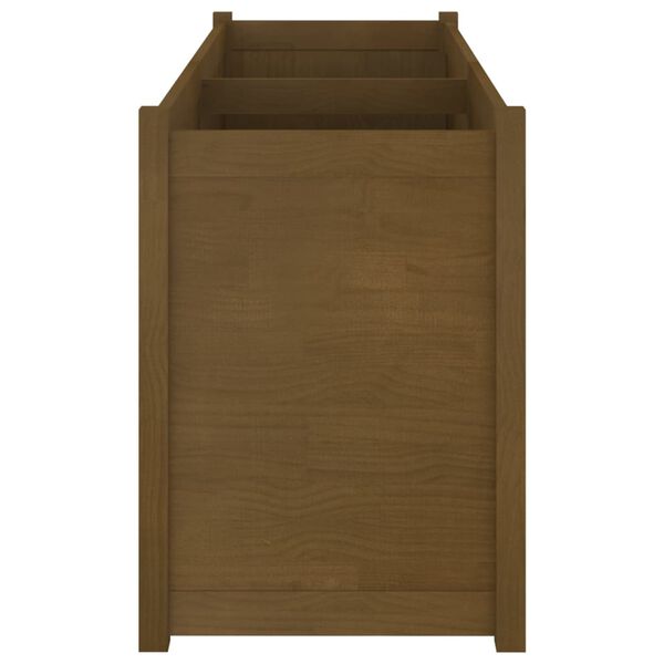 vidaXL Plantekasse honningbrun 150x50x70 cm heltre furu