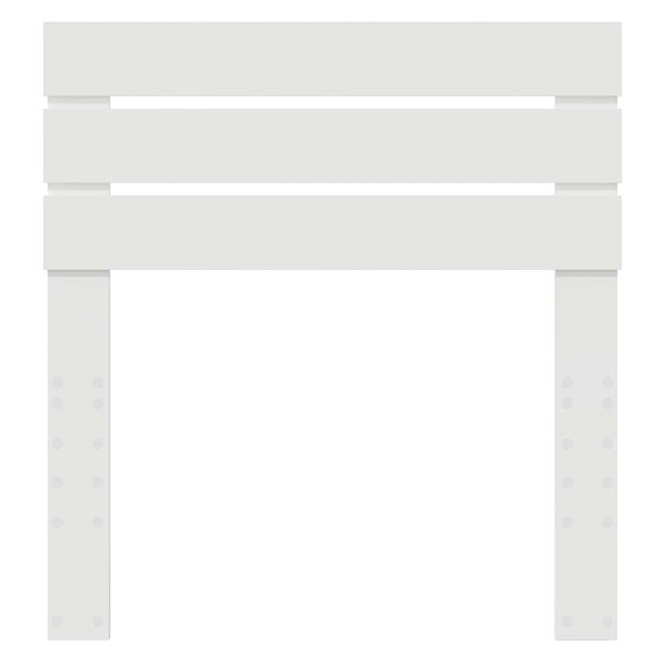 vidaXL Hodegavl Hvit 80 cm Konstruert tre