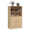 vidaXL Highboard sonoma eik 60x35,5x103,5 cm konstruert tre