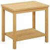 vidaXL Sidetabell Olje naturlig 50 x 35 x 45 cm Solid akasietre