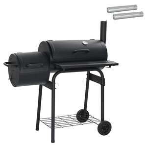 vidaXL Utend&oslash;rs grill 103 x 60 x 113 cm St&aring;l Svart