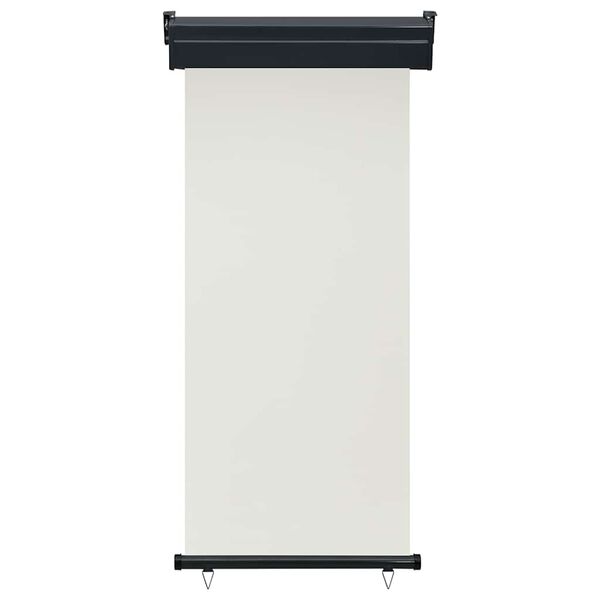 vidaXL Sidemarkise for balkong 80x250 cm kremhvit