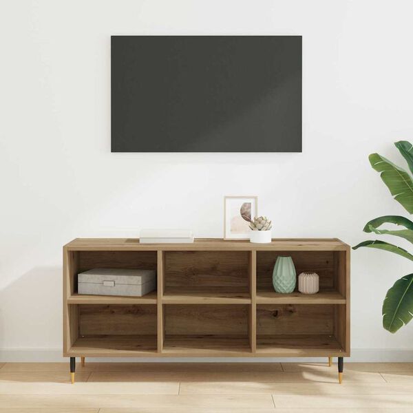 vidaXL TV-skap Artisan Eik 103,5 x 30 x 50 cm Konstruert tre