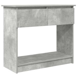 vidaXL konsollbord med skuffer betonggr&aring; 85,5x38,5x74,5 cm