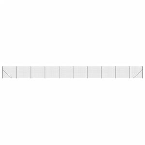 vidaXL Nettinggjerde med flens antrasitt 1,4x25 m