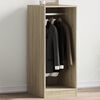 vidaXL Garderobe sonoma eik 48x41x102 cm konstruert tre