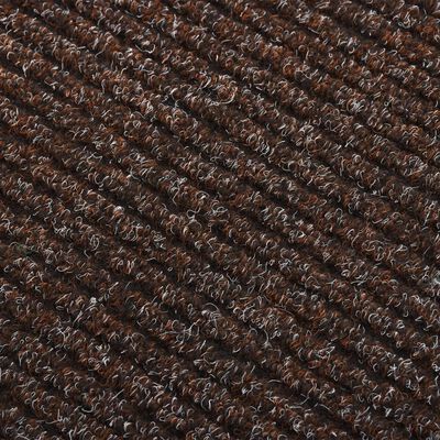 vidaXL Smussfangende teppeløper 100x350 cm brun