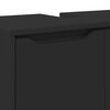 vidaXL Bad vaskeskap med hylle Svart 60 x 30 x 60 cm Konstruert tre