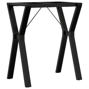 vidaXL Ben for spisebord Y-ramme 60x40x73 cm st&aring;l
