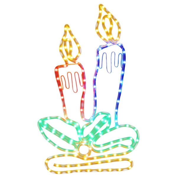 vidaXL Levende lys julefigur med 144 lysdioder 70x42 cm