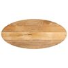 vidaXL Bordplate 90x40x2,5 cm oval heltre mango