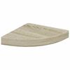 vidaXL Flytende vegghyller 4 stk eik 25x25x3,8 cm MDF