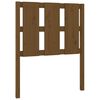 vidaXL Sengegavl honningbrun 80,5x4x100 cm heltre furu