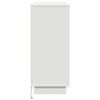 vidaXL LED sideboard Hvit 90 x 32 x 75 cm Konstruert tre