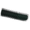 vidaXL Sekskantet gjerde 0,5 x 100 m PVC Gr&oslash;nn