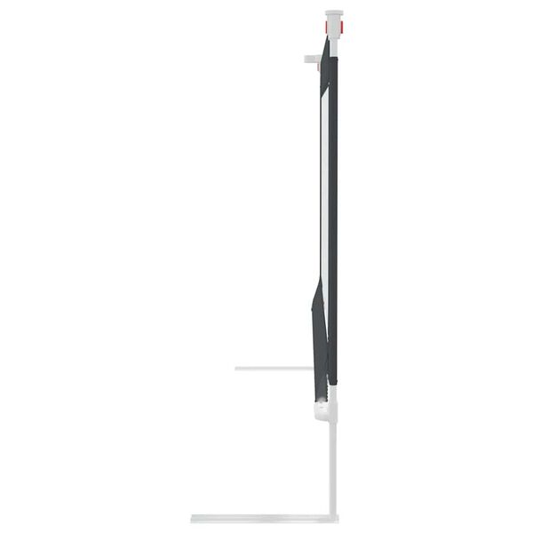 vidaXL Sengehest sm&aring;barn m&oslash;rkegr&aring; 200x25 cm stoff