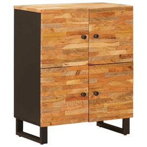 vidaXL Sideskap Brun 60 x 33 x 75 cm Massiv mango tre
