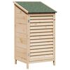 vidaXL Hagehus Naturlig 59 x 56 x 113,5 cm Massiv Furu Tre