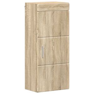 vidaXL Baderom veggskap TULUM Sonoma eik 37 x 24,5 x 86 cm