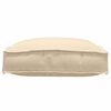 vidaXL Pallepute for sete 4 pcs Beige 40 x 40 x 8 cm Oxford-stoff