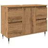 vidaXL Baderomsskap artisan eik 80x33x60 cm konstruert tre