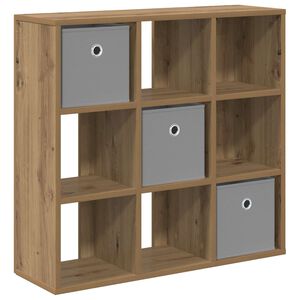vidaXL Serviesskap med skuff Artisan Eik 73,5 x 24 x 69,5 cm