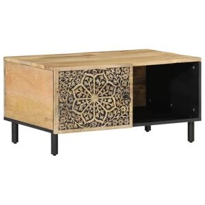 vidaXL Salongbord 80x50x40 cm heltre furu