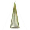 vidaXL LED juletre 688 LEDs Fargerike 300 cm