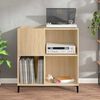 vidaXL Hifi-benk sonoma eik 84,5x38x89 cm konstruert tre