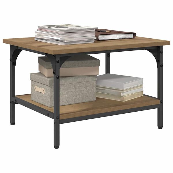 vidaXL Skiverstativ Artisan Eik 50 x 40 x 38 cm Konstruert tre