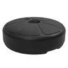 vidaXL Parasollfot sand/vann 15 L svart