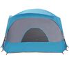 vidaXL Campingtelt 6 personer blå vanntett