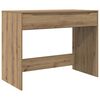 vidaXL Skrivebord med skuff Artisan Eik Konstruert tre