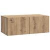 vidaXL Vegghengt TV skap 78,5 x 41 x 30 cm Artisan eik Konstruert tre