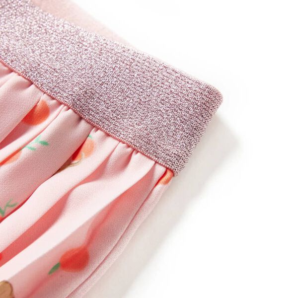 Plissert barneskjørt yseoransje 128