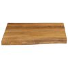 vidaXL Bordplate 60x60x3,8 cm naturlig kant heltre mango