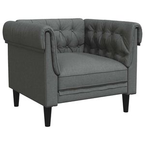 vidaXL Sofa M&oslash;rkegr&aring; 78,5 x 74,5 x 74,5 cm Polyester