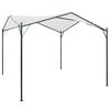 vidaXL Paviljong 3x3x2,6 m hvit 180 g/m&sup2;