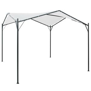 vidaXL Paviljong 3x3x2,6 m hvit 180 g/m&sup2;