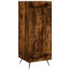 vidaXL Highboard r&oslash;kt eik 34,5x34x180 cm konstruert tre