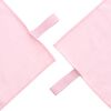 vidaXL Sports håndklesett 3 pcs Rosa Polyester og polyamid